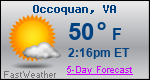 Weather Forecast for Occoquan, VA