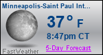 Weather Forecast for Minneapolis-Saint Paul International Airport, MN