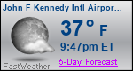 Weather Forecast for John F Kennedy International Airport, NY