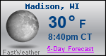Weather Forecast for Madison, WI