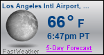 Weather Forecast for Los Angeles International Airport, CA