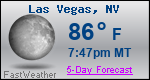 Weather Forecast for Las Vegas, NV