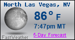 Weather Forecast for North Las Vegas, NV