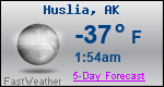 Weather Forecast for Huslia, AK