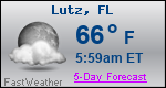 Weather Forecast for Lutz, FL