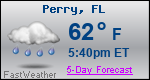 Weather Forecast for Perry, FL