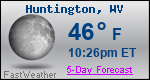Weather Forecast for Huntington, WV