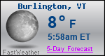 Weather Forecast for Burlington, VT