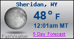 Weather Forecast for Sheridan, WY