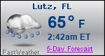 Weather Forecast for Lutz, FL