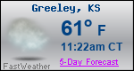 Weather Forecast for Greeley, KS
