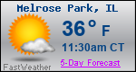 Weather Forecast for Melrose Park, IL