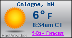 Weather Forecast for Cologne, MN