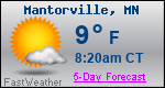 Weather Forecast for Mantorville, MN