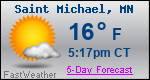 Weather Forecast for Saint Michael, MN