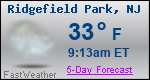 Weather Forecast for Ridgefield Park, NJ