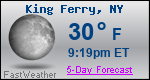 Weather Forecast for King Ferry, NY