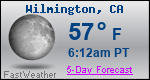 Weather Forecast for Wilmington, CA