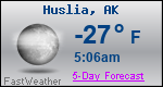 Weather Forecast for Huslia, AK