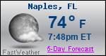 Weather Forecast for Naples, FL