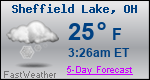 Weather Forecast for Sheffield Lake, OH