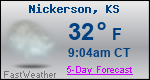 Weather Forecast for Nickerson, KS