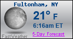 Weather Forecast for Fultonham, NY