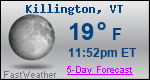 Weather Forecast for Killington, VT
