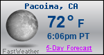 Weather Forecast for Pacoima, CA