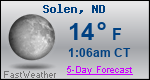 Weather Forecast for Solen, ND