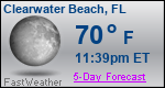 Weather Forecast for Clearwater Beach, FL