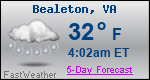 Weather Forecast for Bealeton, VA