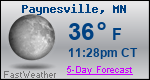 Weather Forecast for Paynesville, MN