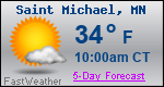 Weather Forecast for Saint Michael, MN