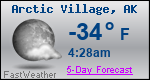 Weather Forecast for Arctic Village, AK