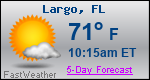 Weather Forecast for Largo, FL
