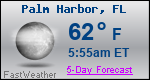 Weather Forecast for Palm Harbor, FL