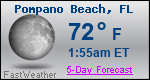 Weather Forecast for Pompano Beach, FL