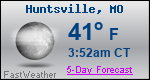 Weather Forecast for Huntsville, MO
