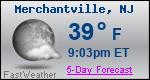 Weather Forecast for Merchantville, NJ