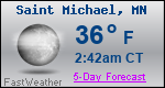 Weather Forecast for Saint Michael, MN