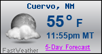 Weather Forecast for Cuervo, NM