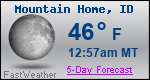 Weather Forecast for Mountain Home, ID