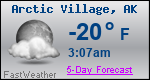 Weather Forecast for Arctic Village, AK