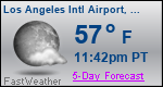 Weather Forecast for Los Angeles International Airport, CA