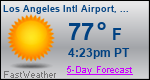 Weather Forecast for Los Angeles International Airport, CA