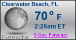 Weather Forecast for Clearwater Beach, FL