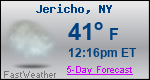 Weather Forecast for Jericho, NY
