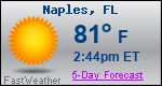 Weather Forecast for Naples, FL