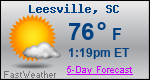Weather Forecast for Leesville, SC